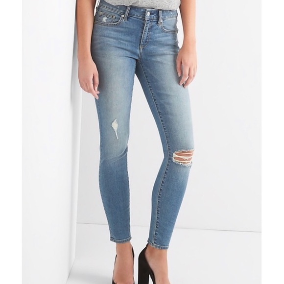Gap Mid Rise True Skinny Curvy Jeans 